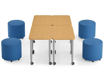 Modern Edge Mobile Lounge Seat & Desk Zone - US 8483