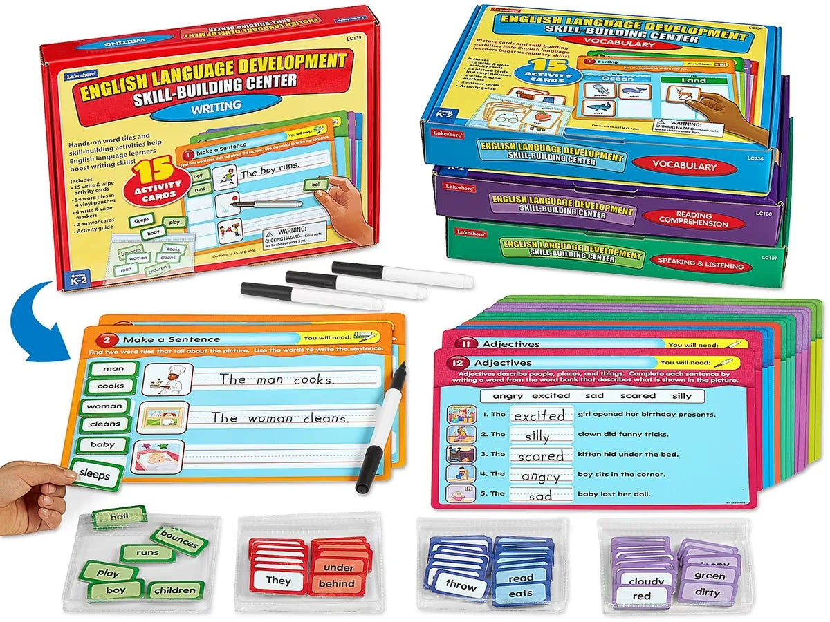 English Language Development Skill-Building Centers - Complete Set - US 3449