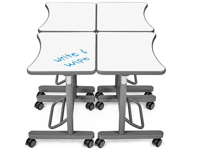 Flex-Space Write & Wipe Mobile Standing Desk - US 1767