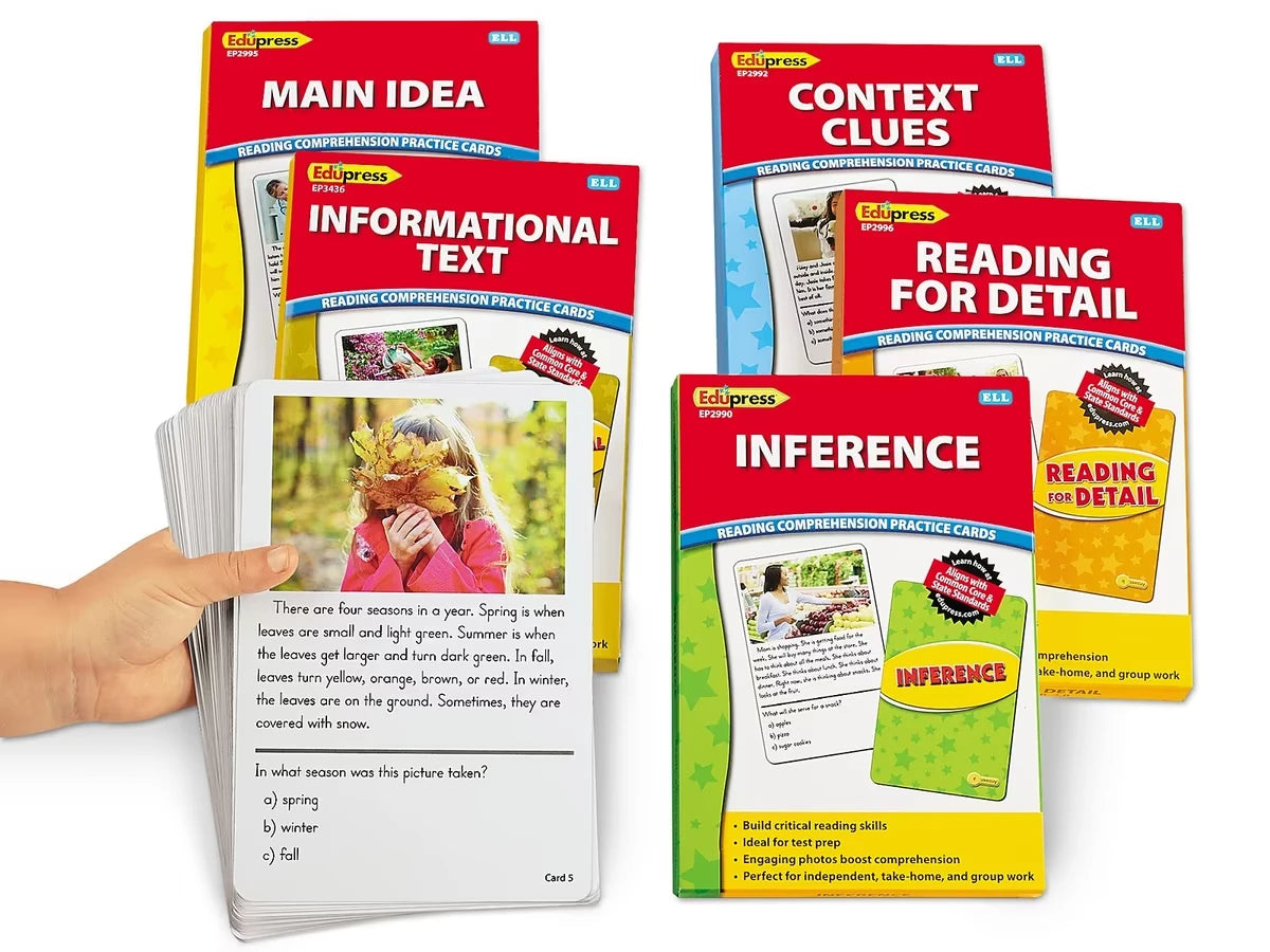 Comprehension Skills Practice Cards - Gr. 1-2 - US 8436