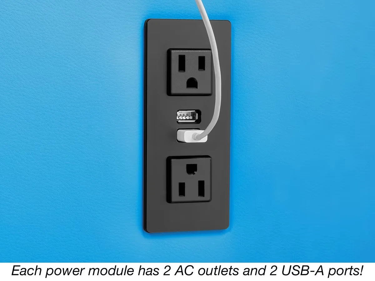 Flex-Space Comfy Chair with Desk & Power Zone - US 8148