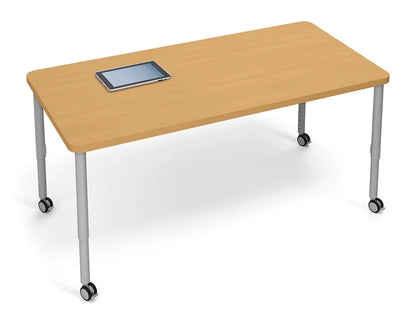 Modern Edge Mobile Rectangular Tables - US 1025