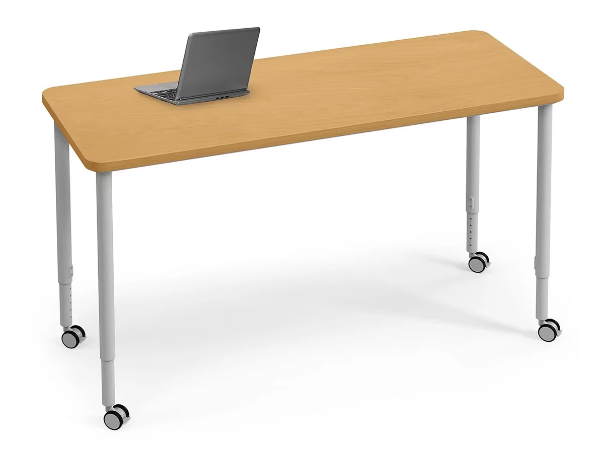 Modern Edge Mobile Standing-Height Rectangular Tables - US 8381