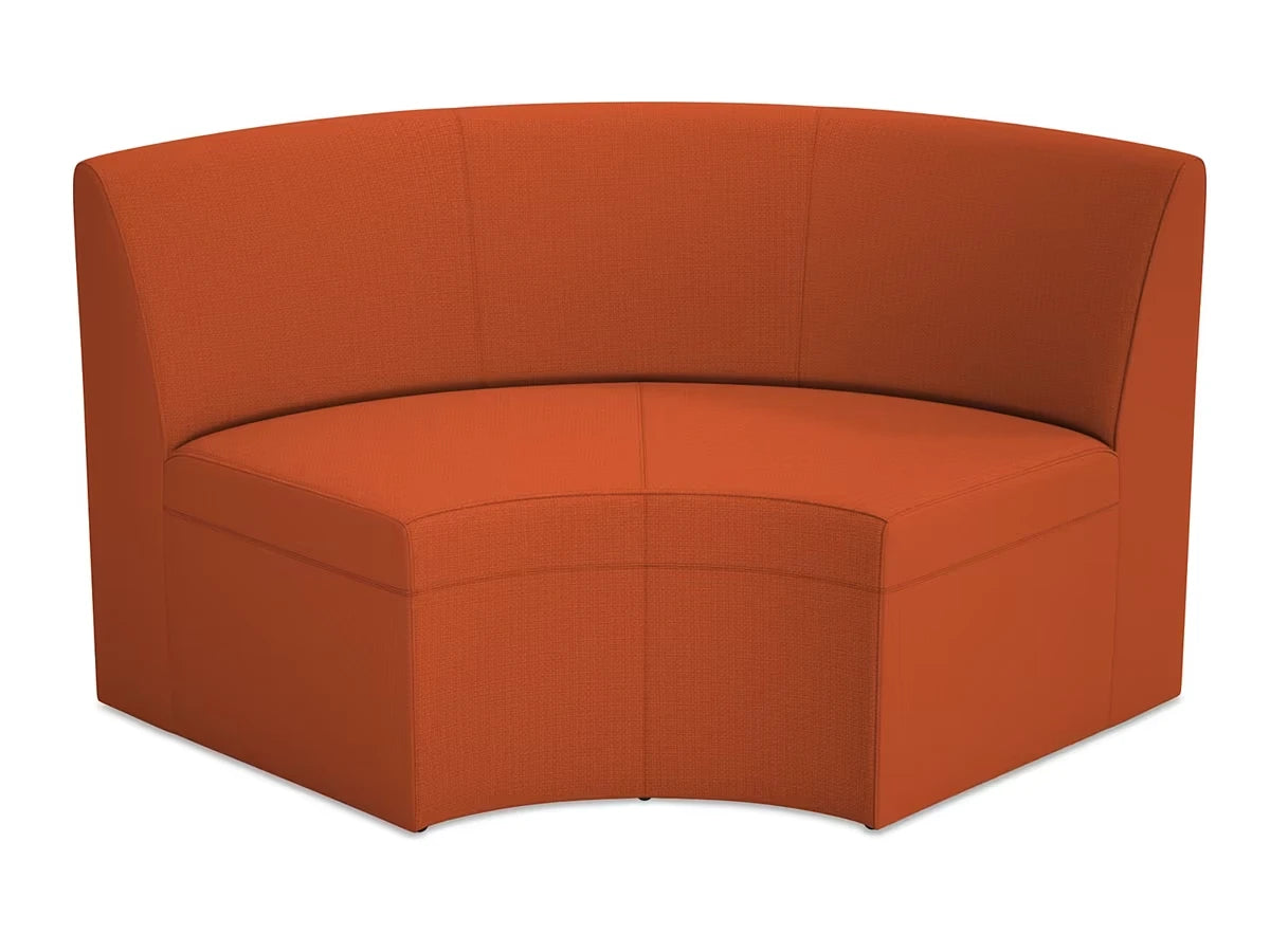 Modern Edge Modular Curved Couch - US 9890