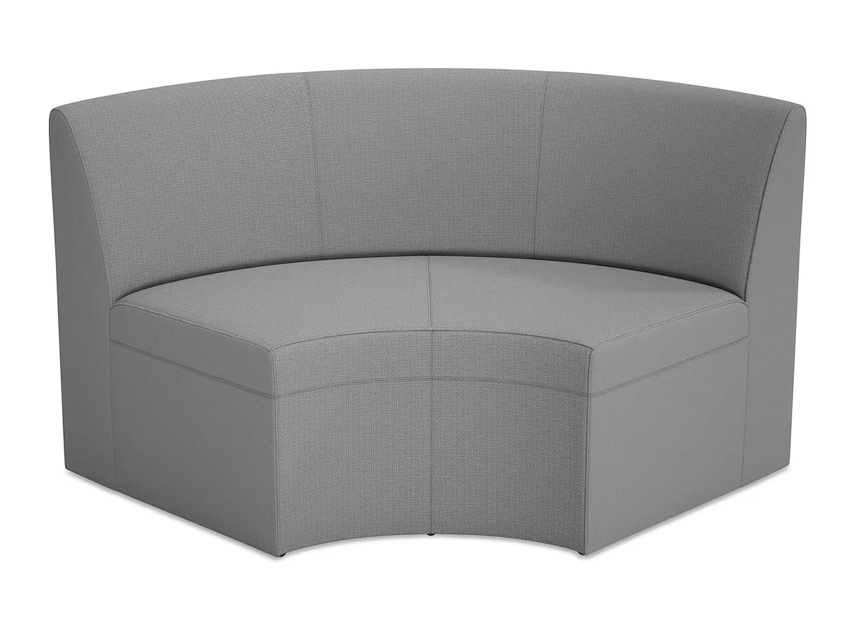 Modern Edge Modular Curved Couch - US 9890