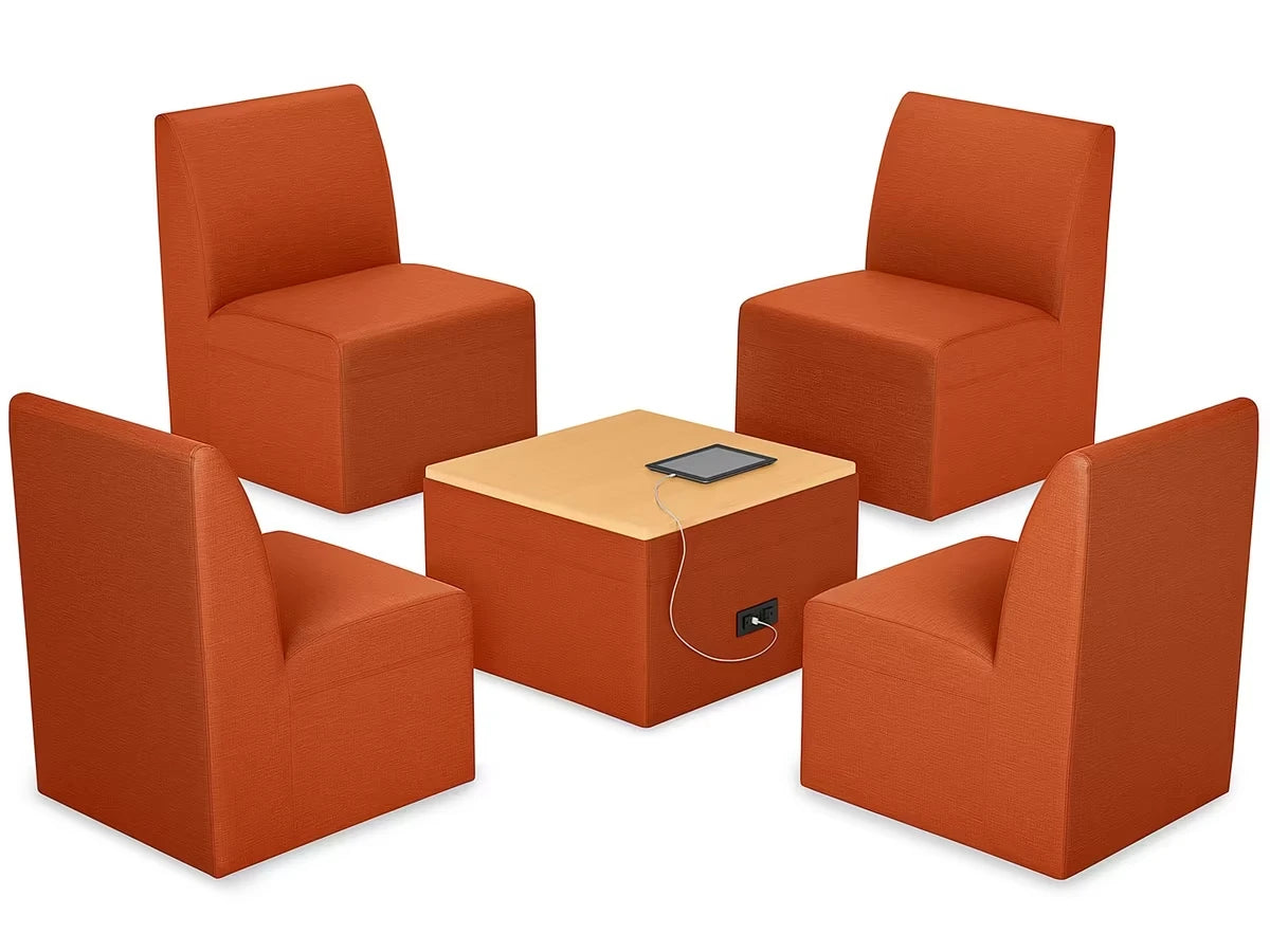 Modern Edge Chair & Powered Table Zone - US 2546