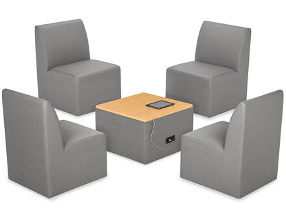 Modern Edge Chair & Powered Table Zone - US 2546