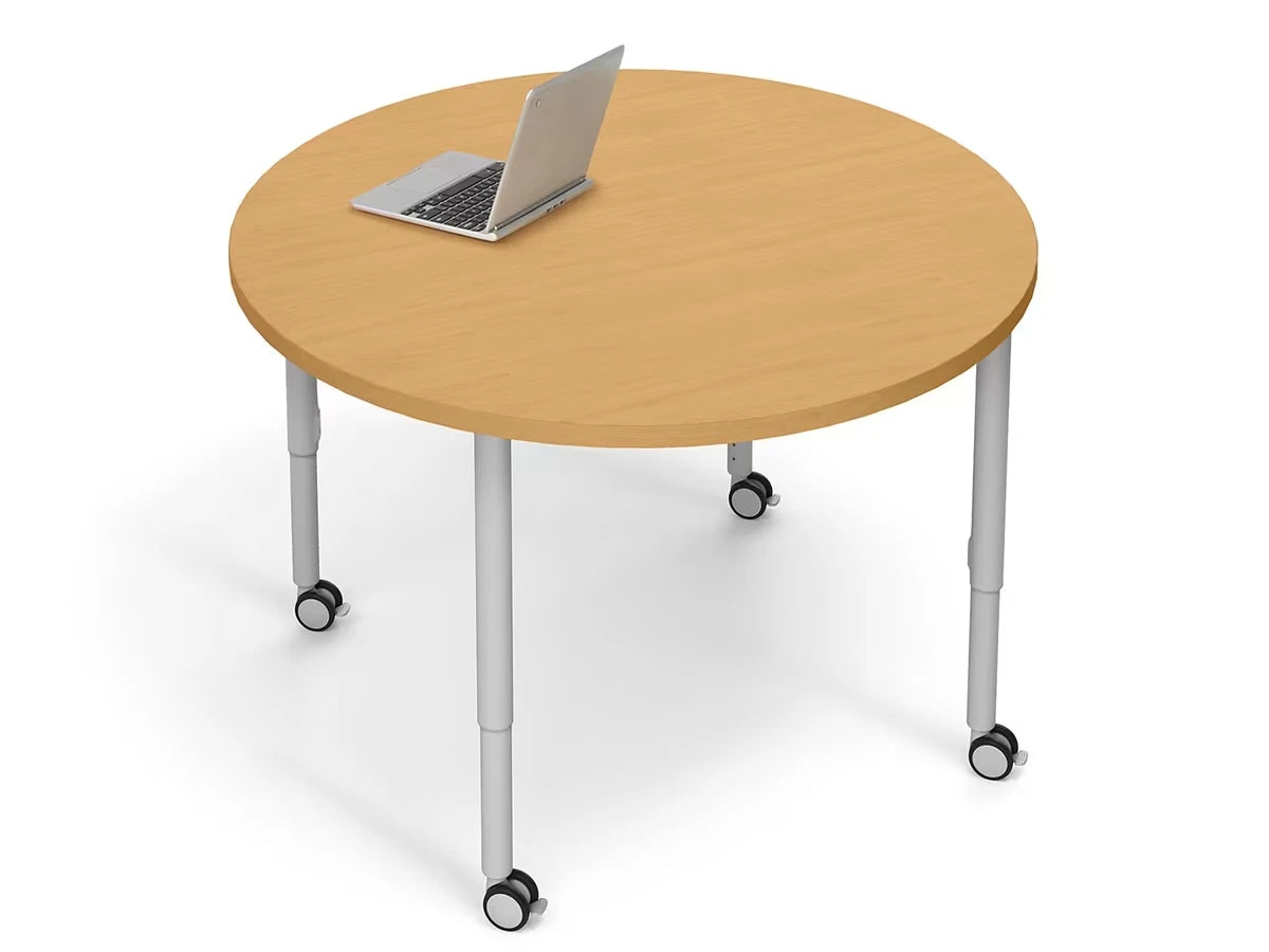 Modern Edge Mobile Round Tables - US 4957