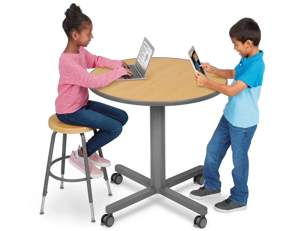 Flex-Space Mobile Café Tables - Maple - US 1412