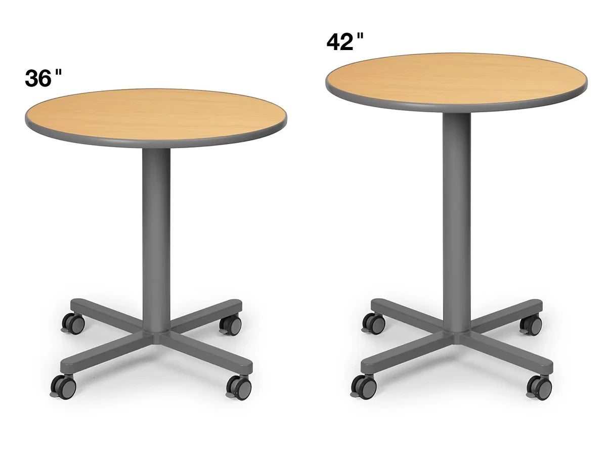 Flex-Space Mobile Café Tables - Maple - US 1412