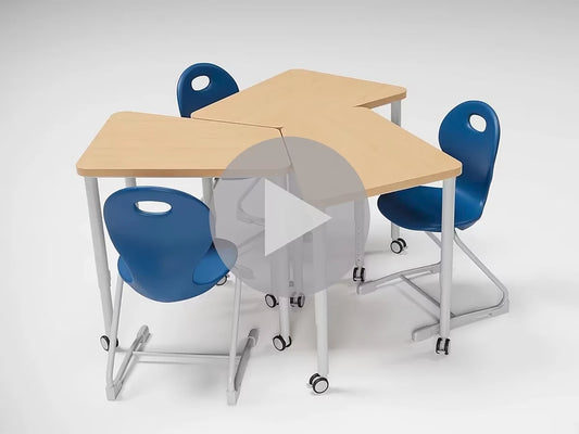 Modern Edge Mobile Mosaic Student Desk - US 2530