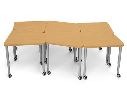 Modern Edge Mobile Mosaic Student Desk - US 2530