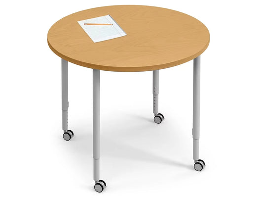 Modern Edge Mobile Standing-Height Round Tables - US 1422