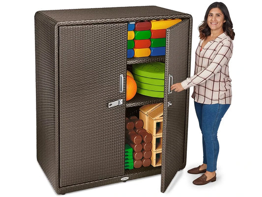 Outdoor Lockable Storage Cabinet - US 5496