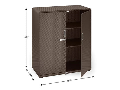 Outdoor Lockable Storage Cabinet - US 5496