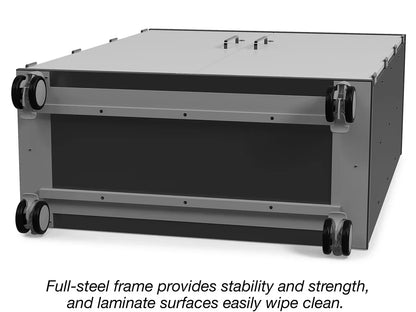 Modern Edge Mobile 4-Shelf Locking Storage Cabinet - US 3575