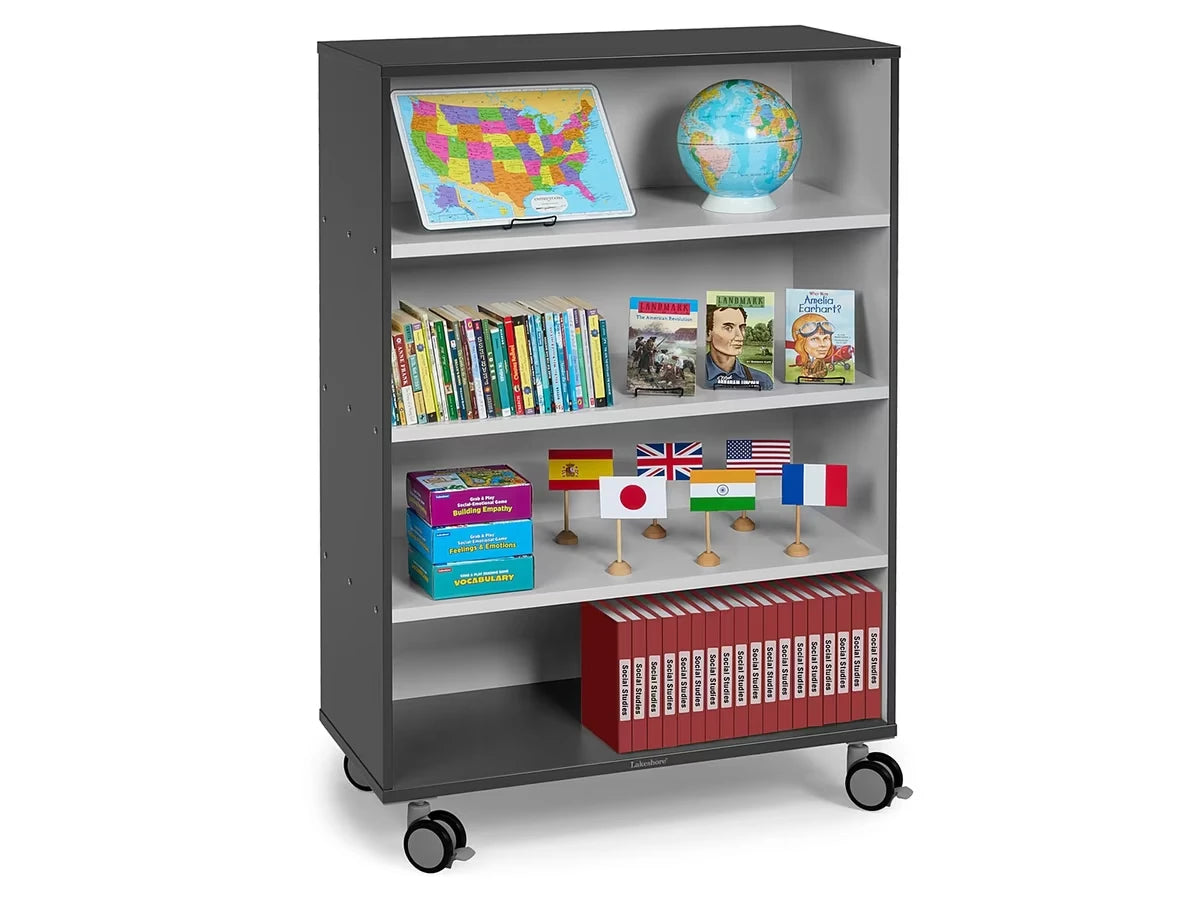 Modern Edge Mobile 4-Shelf All-Purpose Storage Unit - US 9968