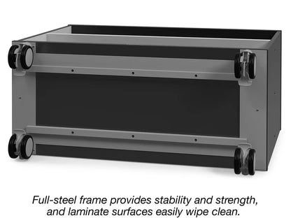 Modern Edge Mobile 2-Shelf All-Purpose Storage Unit - US 7148