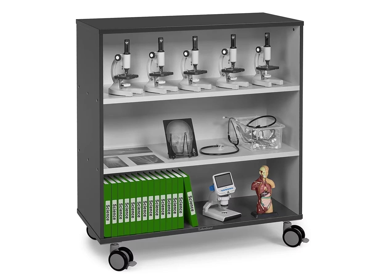 Modern Edge Mobile 3-Shelf All-Purpose Storage Unit - US 3433