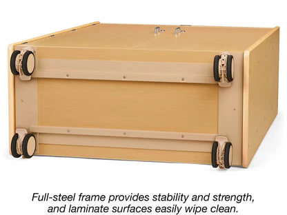 Flex-Space Jr.® Mobile 4-Shelf Locking Storage Cabinet - US 3092