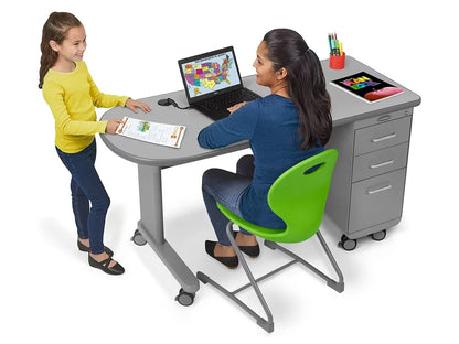 Flex-Space Mobile Teacher Desk - Gray - US 2311