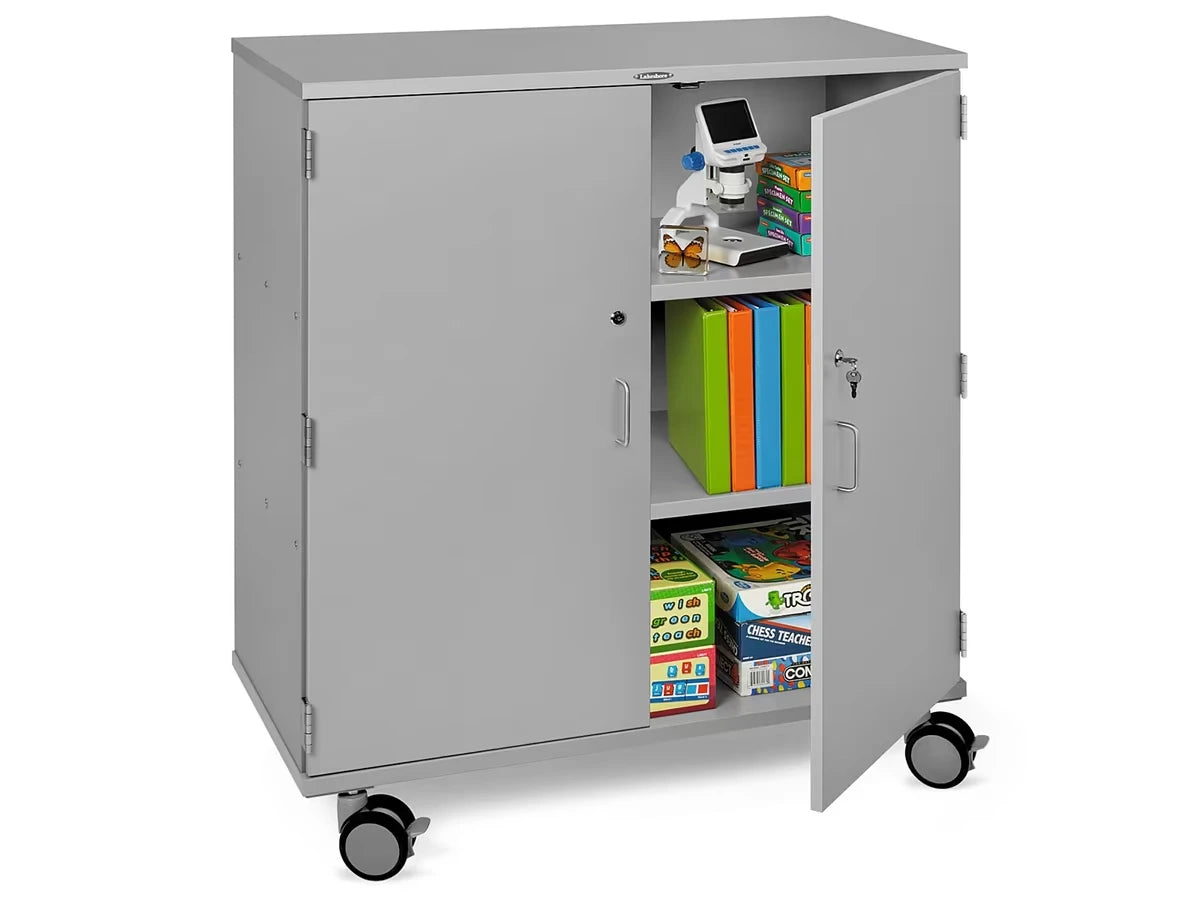 Flex-Space Mobile Locking Storage Cabinet - Gray - US 1650